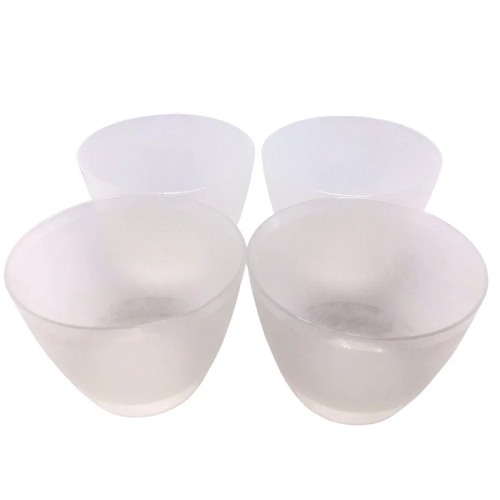 Tupperware #148 Refrigerator Bowls Set 4 Magenta Lids 14oz Stacking Containers